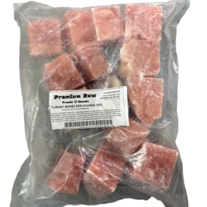Turkey Chunks 1kg By Premium Raw