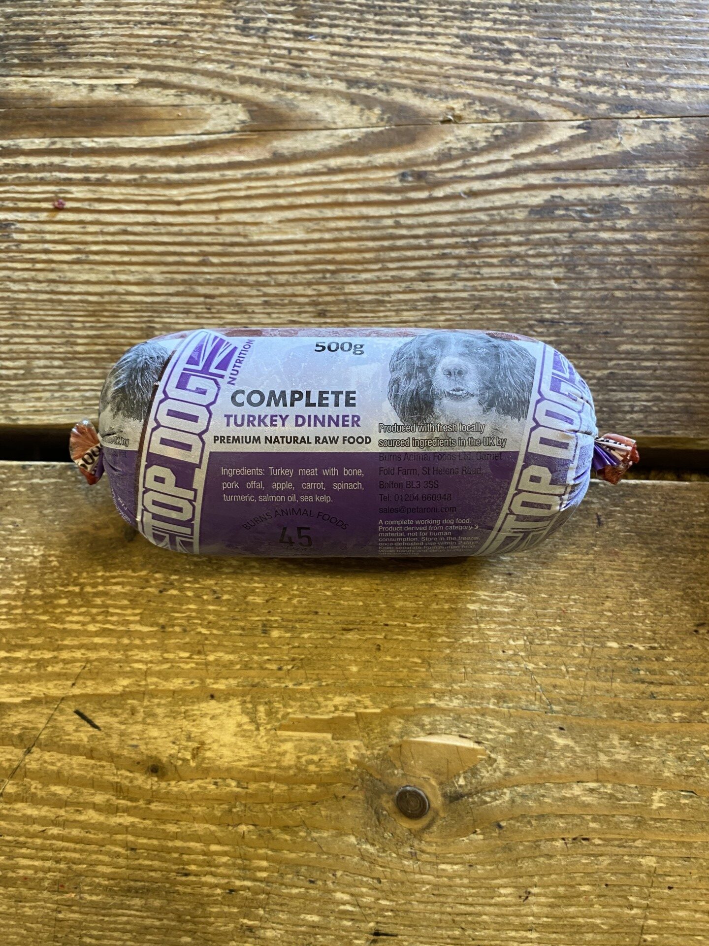 Top Dog Turkey Dinner 500g