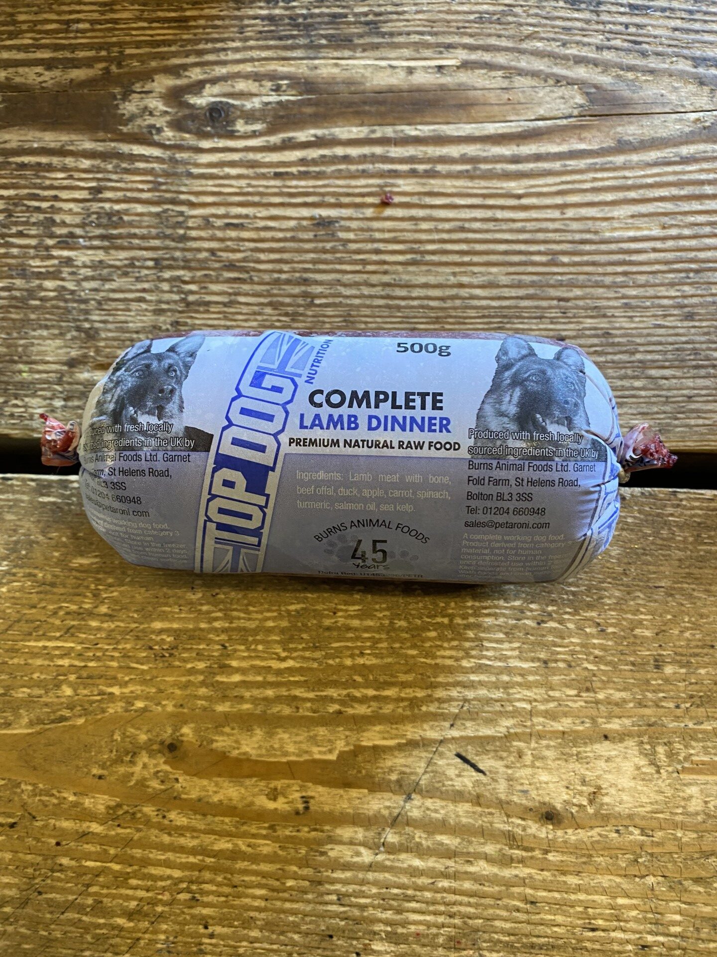 Top Dog Lambs Dinner 500g