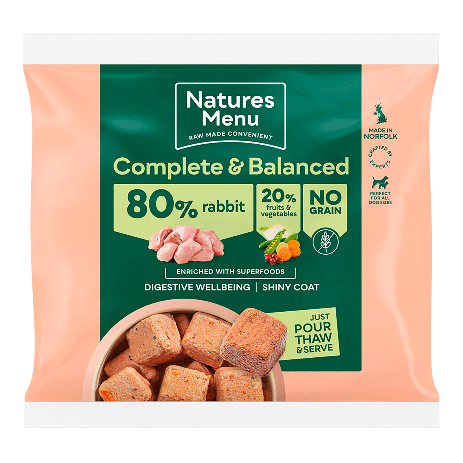 Natures Menu Rabbit & Turkey 1kg