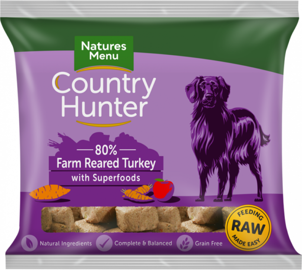 Natures Menu Country Hunter Farm Reared Turkey