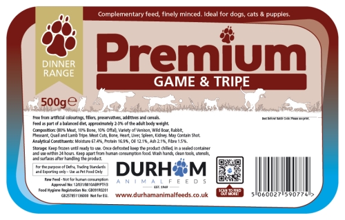 DAF Game & Tripe Dinner 500g