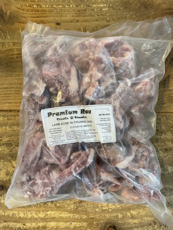 Lamb Chunks With Bone Premium Raw 1Kg