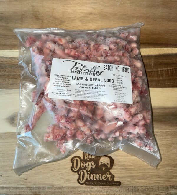 Lamb And Offal Single Protein 1kg By Totally Natural