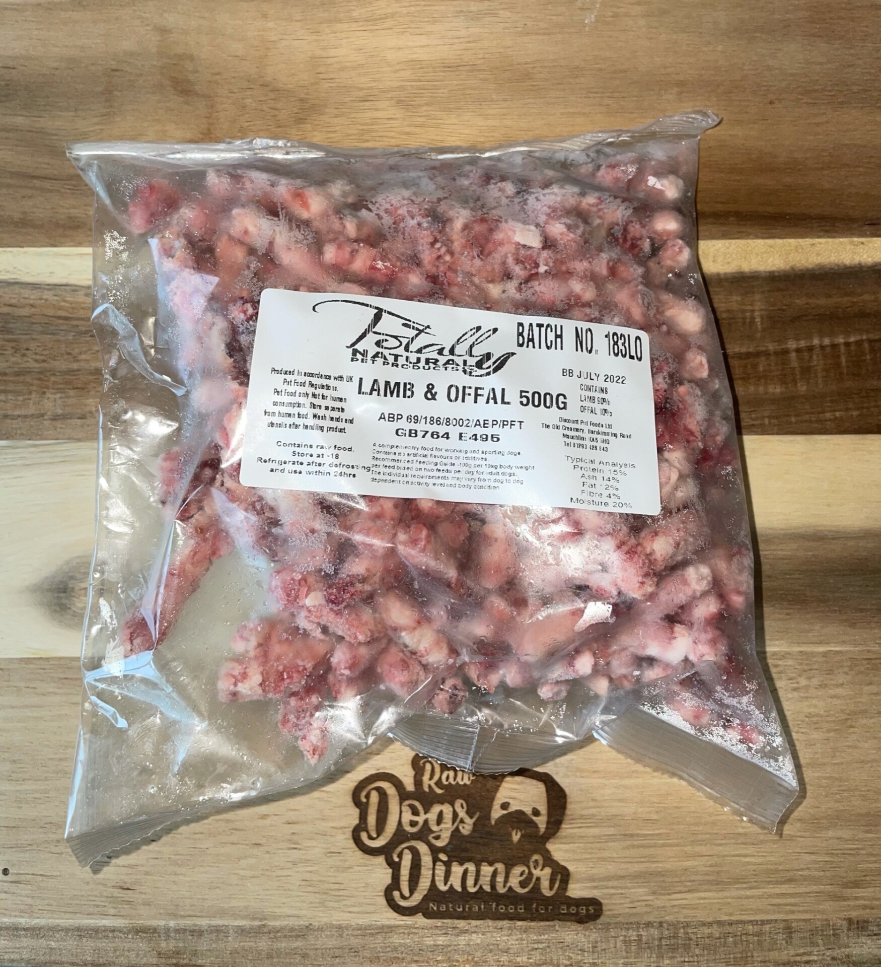 Offal sales for dogs