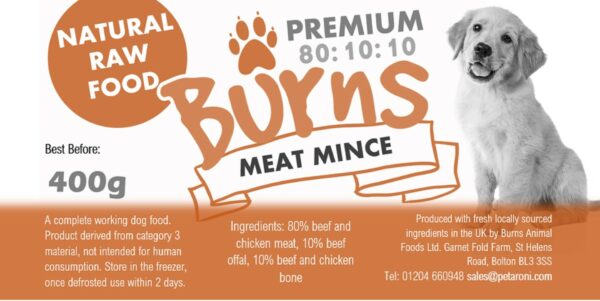 Burns Premium Mince 400g x28