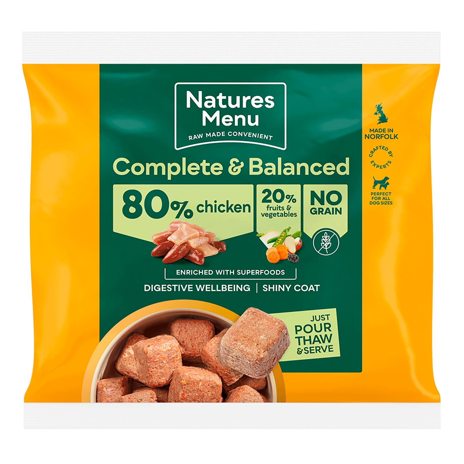 Natures Menu Chicken Nuggets 1kg