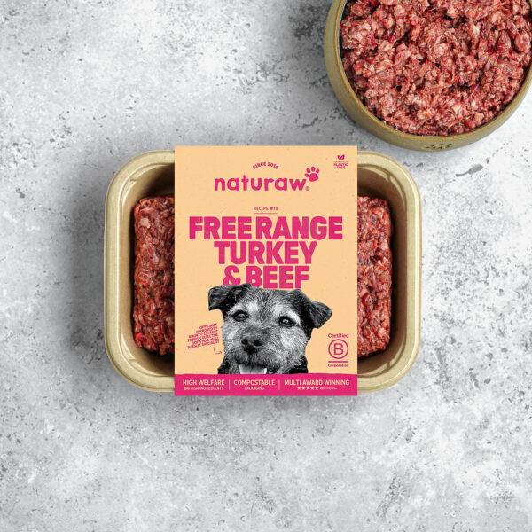 Turkey & Beef 500g By Naturaw
