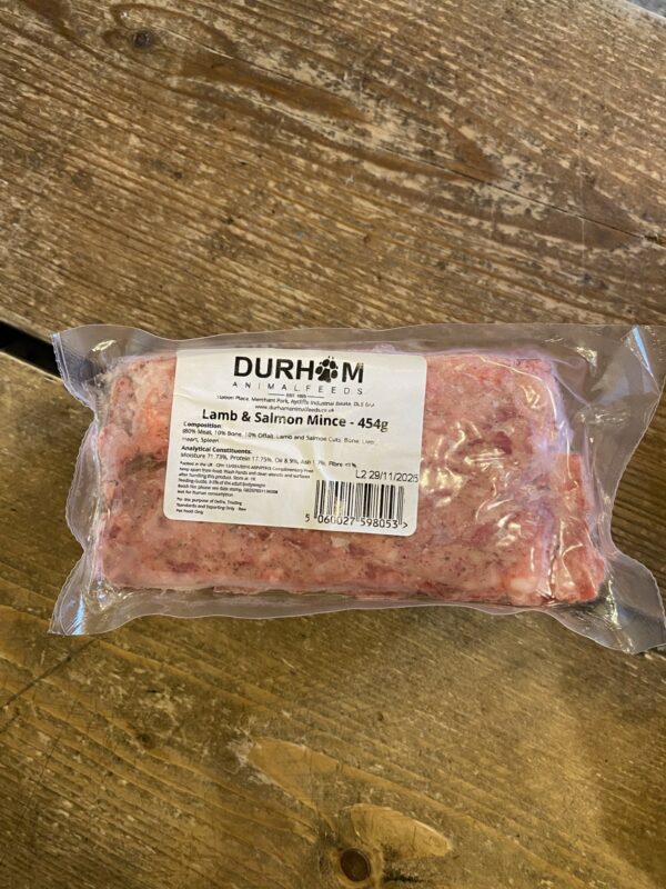 Lamb With Salmon 454g Durhams