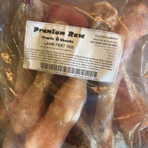 Raw Lambs Trotters 1kg