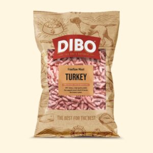 DIBO Turkey 1kg – Natural Raw Dog Food