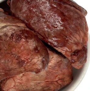 Durhams Pork Heart Chunks for Dogs – Natural Raw Dog Food Treat 1kg