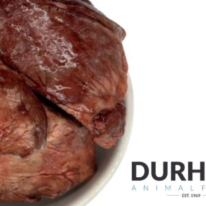 Durhams Pork Heart Chunks for Dogs – Natural Raw Dog Food Treat 1kg
